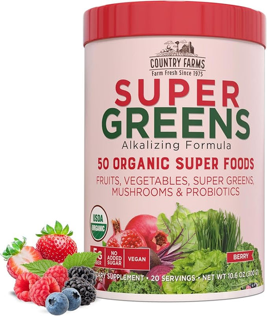 LifeSwitch organic super greens image for wellness-focused consumers