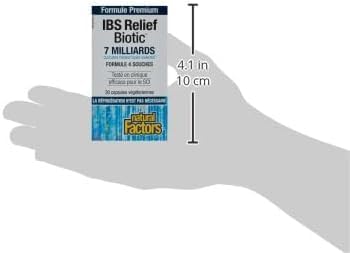 Natural Factors IBS Relief Biotic Probiotic, 30 CT