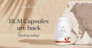 Young Living BLM Capsules 90 Capsules Essential Oils - Mineral Supplement - Nutritional Support - Glucosamine Sulfate - Collagen - Manganese Citrate