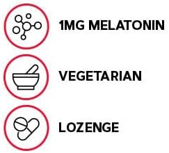 GNC Melatonin 1mg - Cherry, 120 Lozenges, Supports Restful Sleep