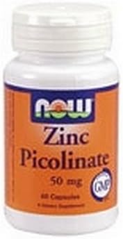 Now Foods Zinc Picolinate 50 mg - 60 Caps