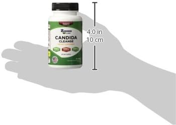Zenesis Labs Candida Complex Cleanse Detox Caprylic Acid Supplement, Oregano Extract, Probiotics, Enzymes (60 Capsules, 30 Day Supply)