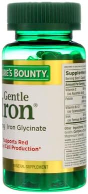 Nature's Bounty Gentle Iron - 28 mg - 90 Capsules