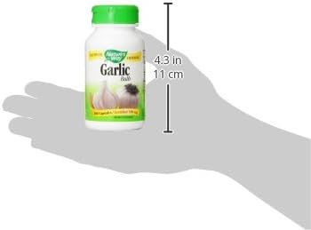 Nature's Way Garlic Bulb, Supports Heart Health*, 100 Vegan Capsules (Pack of 2)