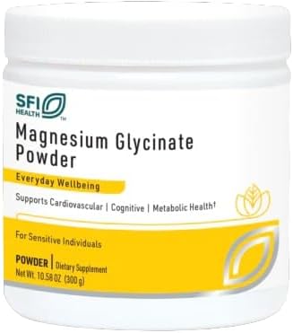 Klaire Labs Magnesium Chelate Powder - Fast-Dissolving 200 Milligrams High Absorption TRAACS Bisglycinate, Vegetarian & Hypoallergenic (120 Servings, 300 Grams)