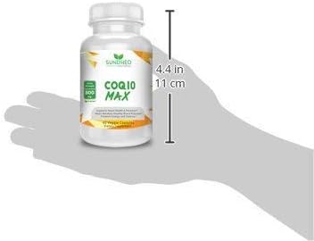 CoQ10 Powerful Antioxidant Supplement - Extra Strong Formula 800mg, 60 Capsules, 1-Month Supply with Coenzyme Q10 Vitamins and Supplements