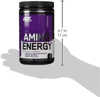 Optimum Nutrition Essential Amino Energy Concord Grape - 30 Servings, 9.5 oz