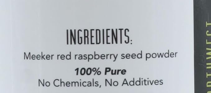 Meeker Red Raspberry Seed Powder - Natural Source of Ellagic Acid and Fiber - Locally Milled from US-Grown Raspberry Seeds - 1 lb / 454 g