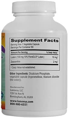 MaxiVision® Lutein Formula - Vision Support - 90 Capsules - 1 Bottle (90 Ct, 1 Bottle)