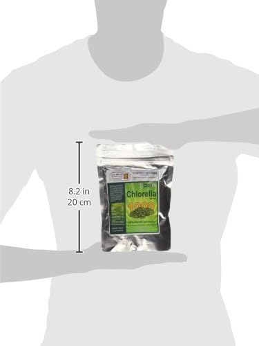 Sunlit Best USDA Organic Premium Chlorella Tablets 1000 Count | 100% Pure Chlorella Superfood Supplement High in Protein, Chlorophyll, Vitamins, & Minerals | Supports Good Health, Wellbeing