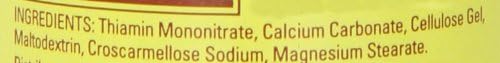 Nature Made Vitamin B1, 100 Count (Pack of 6)