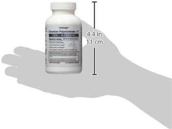Pure Chromium Polynicotinate Supplement - Made in USA - 200mcg + Vitamin B3 for Optimal Absorption, Veggie Cap, 14 Week Supply