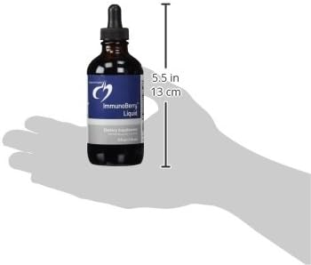 Designs for Health Elderberry Syrup with Wild Cherry Bark - Organic ImmunoBerry Liquid - Astragalus, Shiitake + Maitake Mushroom - Immune Support Supplement for Adults + Kids (118 Servings / 4oz)