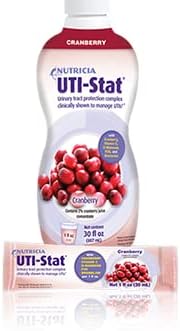 UTI-Stat Nutricia - Medical Food Providing 5 Key Nutrients For Urinary Tract Health - Cranberry Flavor, 30 Fl Oz Bottle (Case of 4)