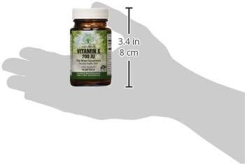 Natural Nutra Vitamin E 200 IU Supplement for Skin, Hair and Nails, Promote Heart Health, Helps Reduce Redness, Helps to Prevent Skin Texture, Promoted Immune System, Gluten Free, 60 Softgels