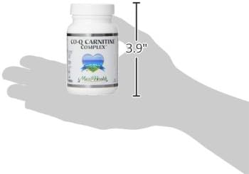 Maxi Health Coq Carnitine Complex - Coenzyme Q10 & L-Carnitine - Heart Health - 60 Capsules - Kosher (CAR)