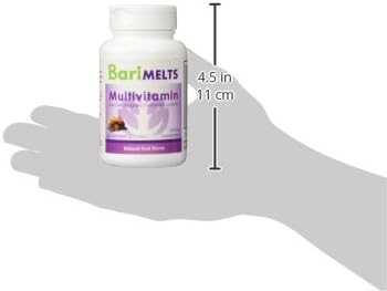 BariMelts Multivitamin - 60 Fast-Dissolving Tablets (1-Month Supply) - Sugar-Free Bariatric Multivitamin for Women, Natural Fruit Flavor