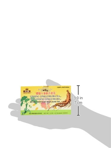 Royal King Ginseng Ginkgo Biloba Tea (20 Bags)