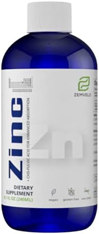 Liquid Ionic Zinc | 3 Month Supply | Encourage Clear Skin | Sustained Energy | Natural Inflammatory Support