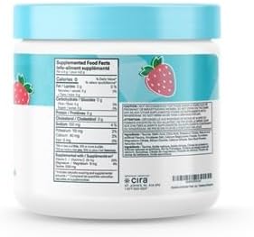 Cira Hydration Powder (45 Servings) - Electrolyte Drink Mix with Himalayan Salt for Dehydration Relief and Recovery - Strawberry Margarita
