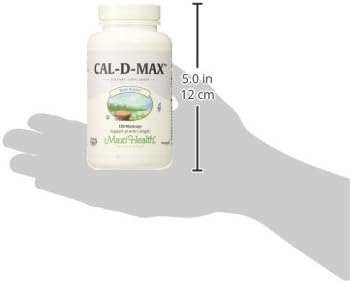 Maxi Health Cal-D-Max - Calcium Citrate - with Vitamin D3 - Bone Support - 120 Capsules - Kosher