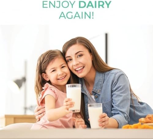Probiotic Lactose Pills For Long Term Relief - Enjoy Dairy Again - Lactose Intolerance Supplement - Produce Lactase Enzymes in The Gut - Naturally Break Down Lactose (Take for 7 Days - Repeat Monthly)