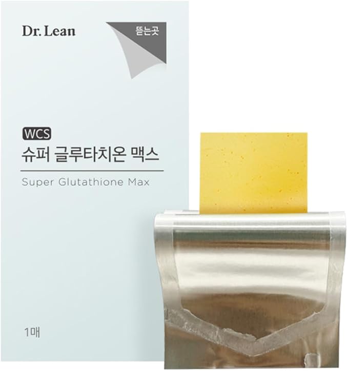 Dr. Lean Super Glutathione Max - Orally Disintegrating Edible Film for Skin Health | Fast Absorption, High Purity, Rich in Vitamins, Niacin, and Hyaluronic Acid (1 Pack)