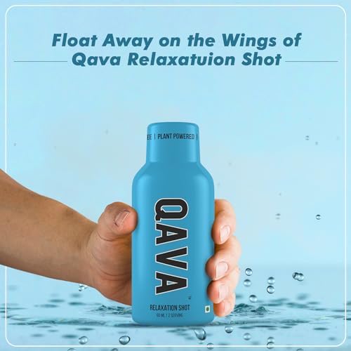 QAVA Relaxation Shots – Kava Kava - 450MG Kavalactones – Sugar-Free, Zero Calories – 55ml each - Pack of 4