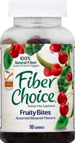 Fiber Choice Gummies Fruity Bites, Assorted Fruit, 90 Gummies