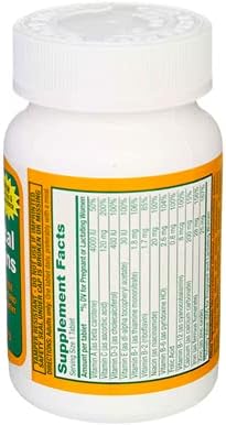 Rugby Prenatal Vitamins for Pregnant or Lactating Women Phosphorus Free Multiple Vitamin and Mineral Supplement - 100 Tablets (3 Pack)
