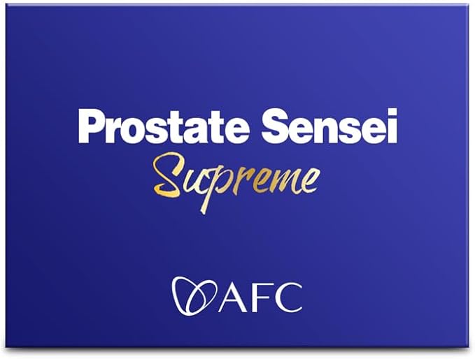 AFC Japan Prostate Sensei Supreme – Saw Palmetto Supplement for Men with Fatty Acids & Sterols – Supports Urinary Flow, Bladder Function, Hair Health – Natural Prostate Support Formula, 2 Month Supply