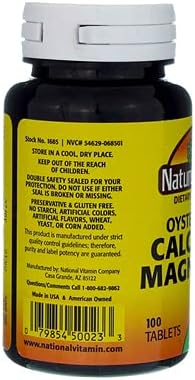 Nature's Blend Oyster Shell Calcium & Magnesium 100 Tabs (079854500233-1a)