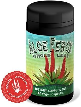 Aloe Ferox Whole Leaf Capsules - Aloe Ferox 60 Vegan Capsules -