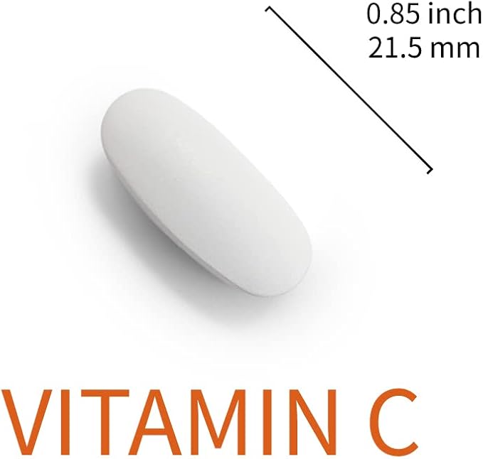 Lovita Vitamin C 1000mg with Bioflavonoids & Rose HIPS, Timed Release Coating, High Potency, Support Healthy Immune Function, 120 Vegetarian Tablets for 4 Month Supply