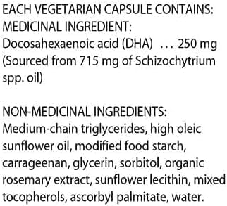 Flora - DHA Vegetarian Algae GreenCaps Plus - Brain & Heart Health - Aids Overall Health During Pregnancy - For Brain & Nervous System - Provides Omega-3 - Vegan & Sustainable - 60 Vegetarian Softgels