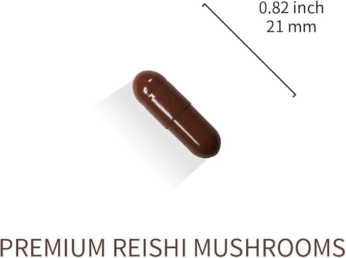 Lovita Mushroom Supplement, 8 in 1 Mushroom Complex, Lion’s Mane, Cordyceps CS-4, Reishi Spores, Turkey Tail, Maitake, for Natural Energy, Memory Support & Immune Support. 100 Vegan Capsules