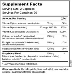 Macro Mineral Boost - High Intensity Calcium Supplement for Bone & Teeth Health with Vitamin C, D, K, Calcium, Phosphorus, and Magnesium, Ultra Absorbable