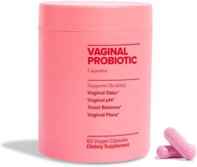 Probióticos vaginales para Mujeres, equilibrio de pH con prebióticos y mezcla de probióticos Lactobacillus, suplemento de salud Vaginal para Mujer, promueve el olor Vaginal saludable y la Flora (1)