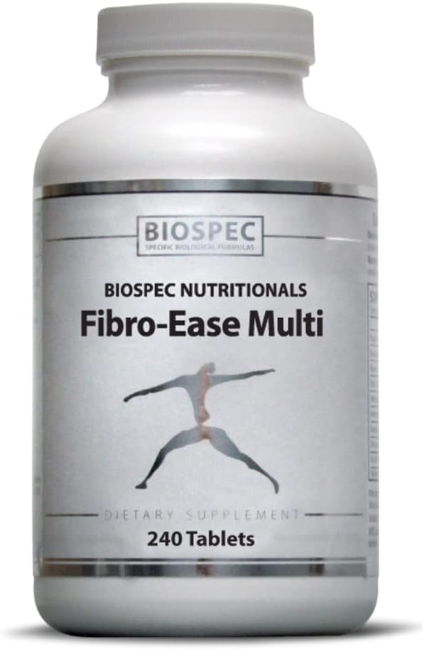 Fibro-Ease Multi - Contains Essential Vitamins & Minerals - Support Energy Production & General Health (240 Capsules)