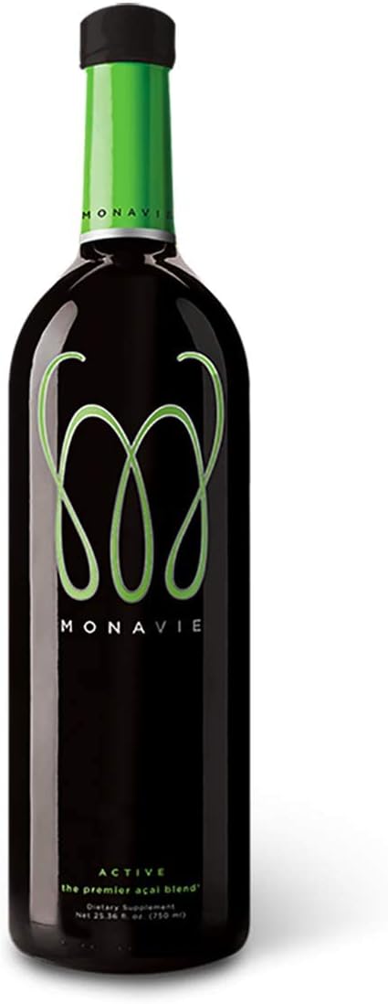 Monavie Active, 1 Case | 4 Bottles, 25.3oz Each