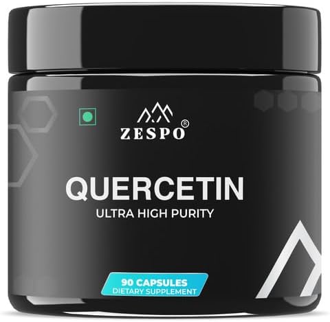 Quercetin Supplement 880mg – 90 Capsules – Plant-Based Bioflavonoid Formula – Daily Wellness & Seasonal Balance