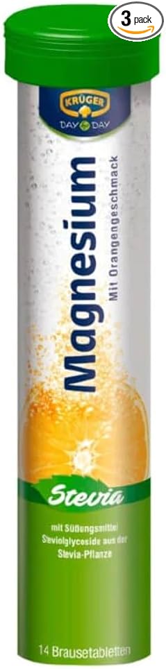 KRÜGER Day by Day Magnesium with Orange Flavor - Essential Health Support