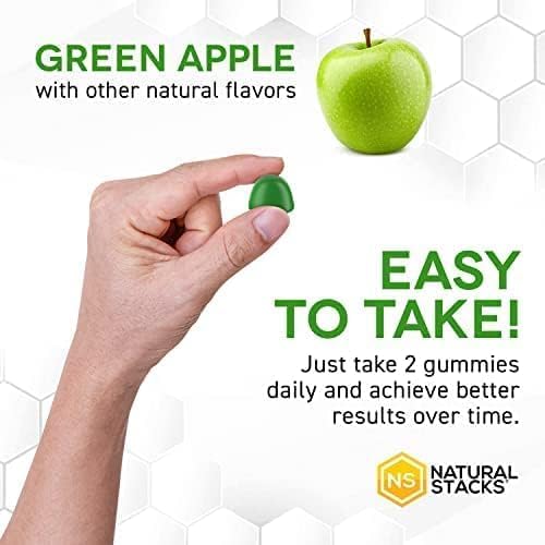 NATURAL STACKS GABA Brain Food + Zen Magnesium Gummies Bundle - Supports Stress Relief & Relaxation* - 90 Pieces