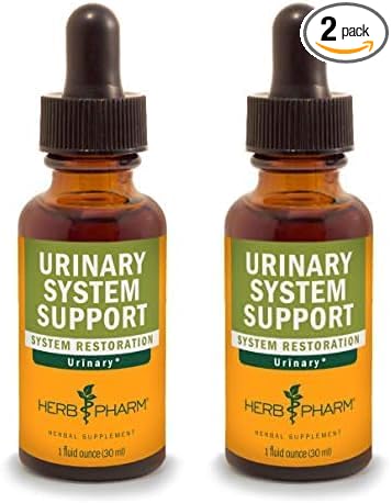 Herb Pharm Urinary System Support Liquid Herbal Formula, 1 Fl Oz (Pack of 2)
