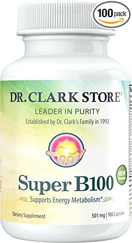 Dr Clark Store B Vitamin Complex (SuperB100), 501 mg 100 Gelatin Capsules