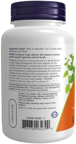 NOW Foods Cranberry Concentrate 200 Capsules