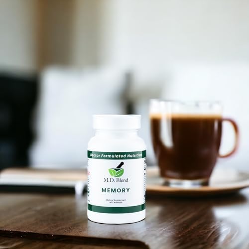 Memory - Natural Blend - Expert Formulated Supplement for Cognitive Wellness, Memory, & Neural Function - Premium L-Tyrosine, Phosphatidylserine, Bacopa Monnieri - 30 Capsules 1 Pack