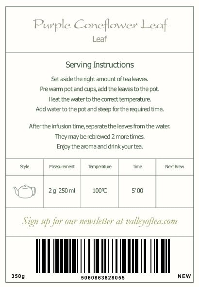Purple Coneflower Herb Echenecia Tea - Immunity Support Tea - Echinacea Tea Coneflower Tea Echinacea Herb Purple Tea Echinacea Herb Dry Echinacea Dried Herb Echinacea Leaves Purple Echinacea Tea