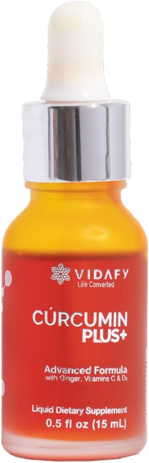 Turmeric Curcumin Plus - 15 ml Liquid Drops Curcumin Supplements