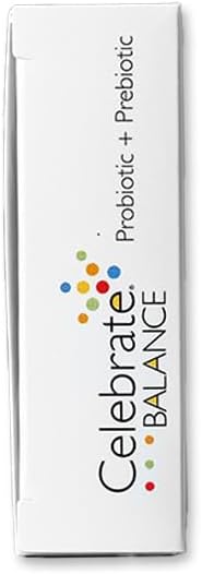 Celebrate Vitamins Balance Probiotic + Prebiotic - Post Bariatric Surgery Daily Supplement for Women & Men, 28.5 Billion CFU - Supports Digestive & Immune Health, Gluten Free (30 Capsules)